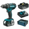MAKITA 18V Akku-Bohrschrauber DDF482RFJ | 2x Akkus 3.0 Ahim Makpac 5