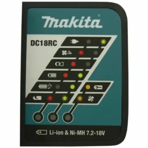 Makita Ladegerät DC 18 RC 7.2V – 18V Für Li-Ion AKKU 12
