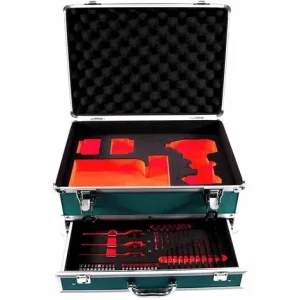 Makita DTD 152 SG1TX Akku Schlagschrauber 18 V 165 Nm + 1x Akku 6,0 Ah + Ladegerät + 70 Tlg. Bit Bohrer Set + TX Alu Koffer 13