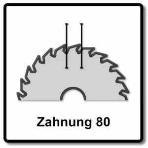 Makita CMSXF26080G SPECIALIZED EFFICUT Sägeblatt 260 X 30 X 1,65 Mm 2 Stk. ( 2x B-67290 ) 80 Zähne Für Holz 9