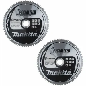 Makita CMSXF26080G SPECIALIZED EFFICUT Sägeblatt 260 X 30 X 1,65 Mm 2 Stk. ( 2x B-67290 ) 80 Zähne Für Holz 15