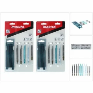Makita Stichsägeblatt Sortiment B 2 Stk. ( 2x B-44426 ) 20 Tlg. Für Holz / Kunststoff / Metall / Parkett / Laminat 15