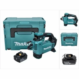 Makita DMP 181 G1J Akku Kompressor 18 V 11,1 Bar + 1x Akku 6,0 Ah + Makpac – Ohne Ladegerät 11