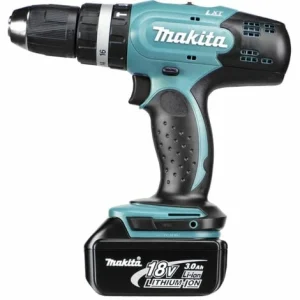 Makita Akku-Schlagbohrschrauber DHP453RFX2 Set 18V 2 X Akku Ladegerät Zubehör 9