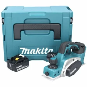 Makita DKP 180 T1J Akku Hobel 18 V 82 Mm + 1x Akku 5,0 Ah + Makpac – Ohne Ladegerät 9